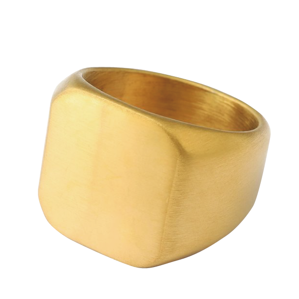 使用しない印台の指輪